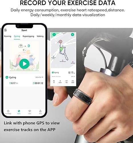 SMART RING W9 – Twoje Centrum Zdrowia na Palcu | Rozmiar 11