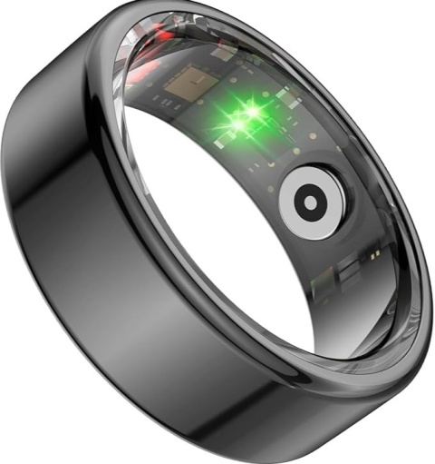 Smart ring smartring czarny inteligentny pierścionek pierścień obrączka 8