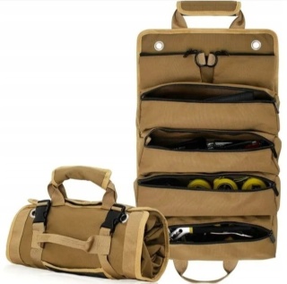 TORBA NA NARZĘDZIA WODOODPORNA ORGANIZER ZWIJANY 2w1 ZAWIESZANY KAMPER WARS