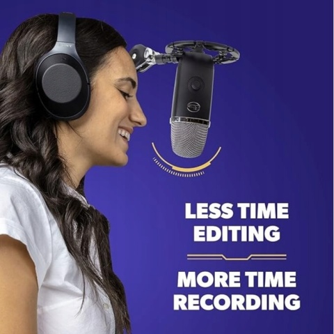 Uchwyt Koszyk Antywibracyjny do Mikrofonu Srebrny Uniwersalny 43-47mm