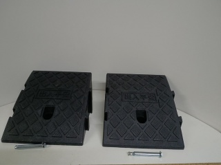 Rampa najazdowa próg podjazdowy – modułowa 2 szt najazd podjazd rampa krawężnikowa