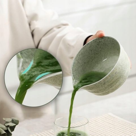 ZESTAW STARTOWY DO MATCHA HERBATY Z MIOTEŁKĄ i ŁYŻKĄ opakowanie prezentowe