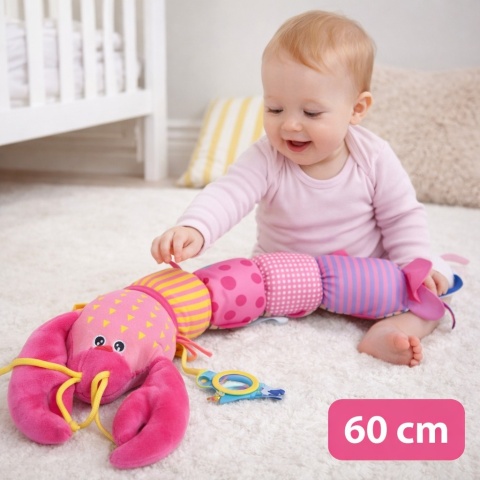 Zabawka Muzyczna Krab dla Niemowląt 0–12M Pluszowa