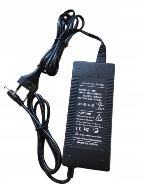 Zasilacz, ładowarka Li-ion 42V 2.0A Rower elektryczny
