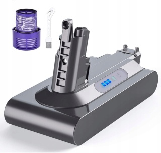 Akumulator bateria 25,2 V 6000 mAh do odkurzacza Dyson V10 + filtr HEPA