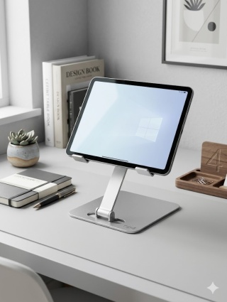 Aluminiowy Stojak Regulowany pod Laptop i Tablet – Model LS07