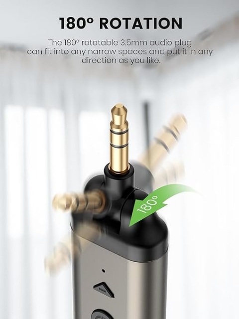 BEZPRZEWODOWY ADAPTER Bluetooth 5.4 OBROTOWY ODBIORNIK HVMLAK Air88