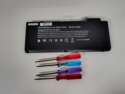 Bateria A1322 do Apple MacBook Pro 13" (A1278) zamiennik + Zestaw Wkrętaków