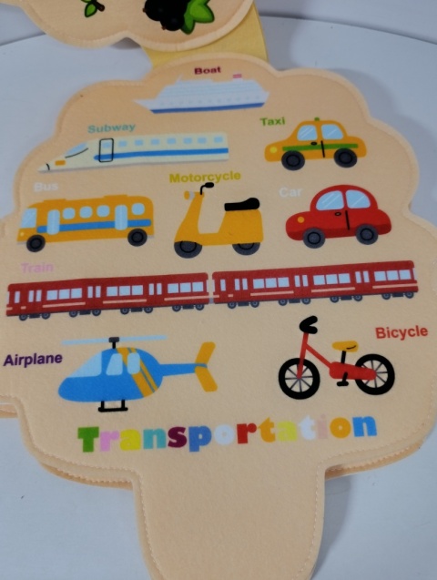 Edukacyjna Książeczka Sensoryczna „HEY PAPPY” Montessori