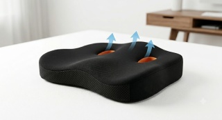 Ergonomiczna Poduszka Siedziska z Pianki Memory – 40x22x7 cm