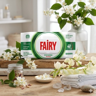 FAIRY Chusteczki Nawilżane Power Wipes – Uniwersalne (100 szt.)