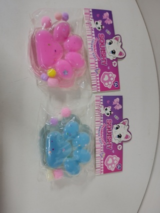 GNIOTEK MEGA DUŻA KOCIA ŁAPKA SQUISHY ANTYSTRESOWA XL DODATKI 12 CM