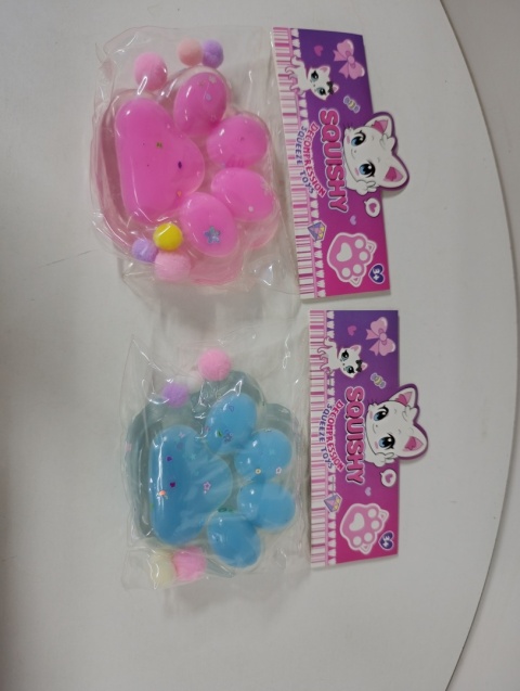 GNIOTEK MEGA DUŻA KOCIA ŁAPKA SQUISHY ANTYSTRESOWA XL DODATKI 12 CM
