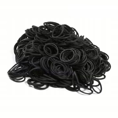 Gumki recepturki 500 szt czarne