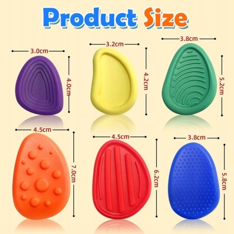 KAMIENIE SENSORYCZNE ANTYSTRESOWE SQUISHY TOY ZABAWKA ROZLUŹNIAJĄCA ANTYSTRESOWA