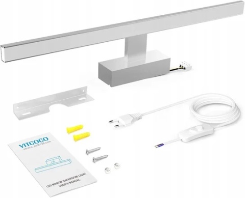 KINKIET OŚWIETLENIE LUSTRA VITCOCO 60CM LED