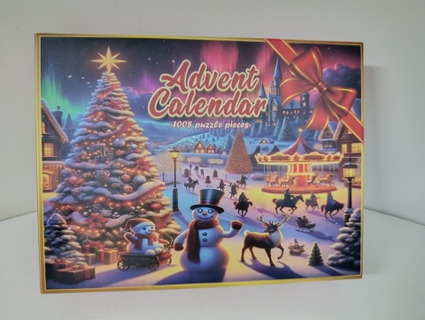 Kalendarz Adwentowy PUZZLE – 1008 elementów | 24 dni radosnego oczekiwania!