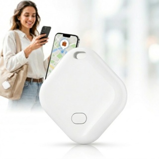 Lokalizator Mini Tracker IP67 Bluetooth Find My 200ft Do Kluczy Torebki iOS