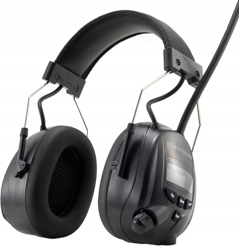 PROTEAR Słuchawki Ochronne Bluetooth 5.3 Radio DAB+/FM SNR 30 dB