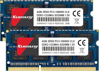 Pamięć RAM HYNIX 8GB (2x 4GB) PC3 DDR3 SO-DIMM 10600S 1333MHz 1.5V CL9