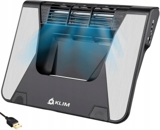 Podstawka chłodząca KLIM Airflow+ do laptowa, chłodnica