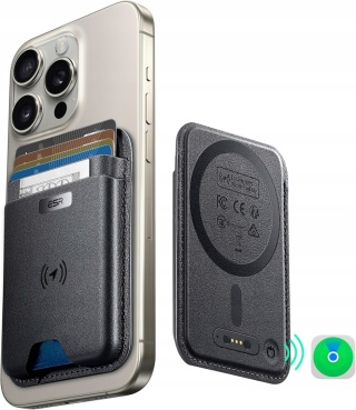Portfel Magnetyczny ESR Czarny Iphone MagSafe