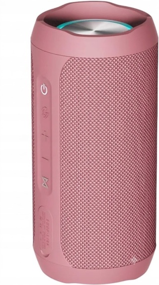 Przenośny głośnik bezprzewodowy Wodoodporny głośnik IPX7 stereo Pink