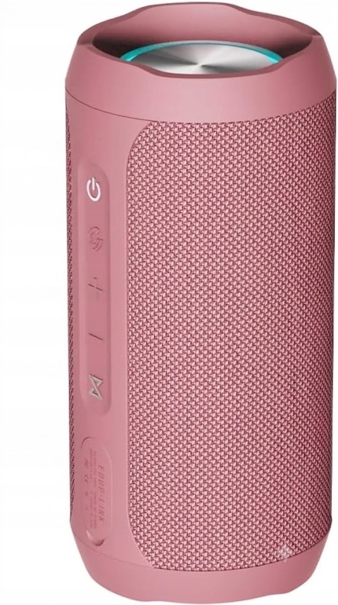 Przenośny głośnik bezprzewodowy Wodoodporny głośnik IPX7 stereo Pink