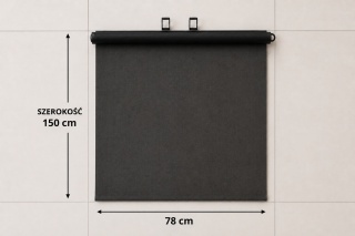 Roleta przeciwsłoneczna do samochodu 78 cm, rozwijana do 150 cm