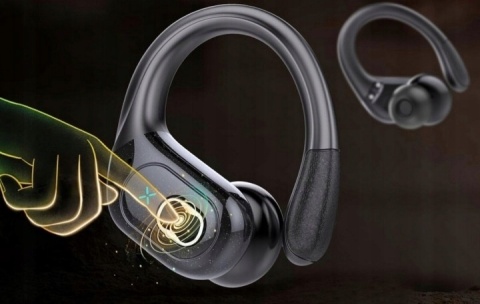 Słuchawki bezprzewodowe sportowe STECEI HD65 Bluetooth 5.3 sportowe różowe