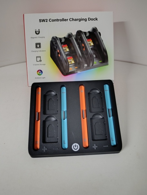 Stacja Dokująca VG-SW223 – Wielofunkcyjna Ładowarka 4w1 do Joy-Con