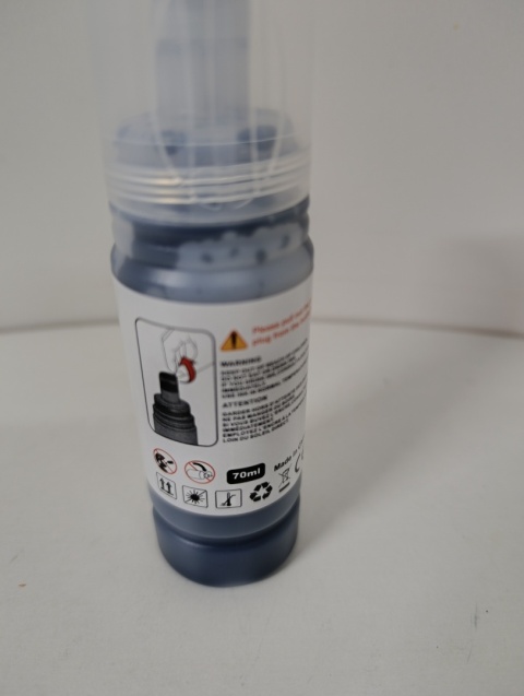 3 szt Tusz do Drukarek EcoTank – Zamiennik 104 (Black / Czarny) 3 x 70 ml