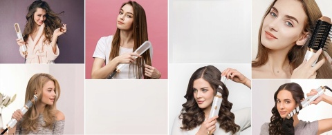 UKLISS AirStyler 6w1 Lokówka Automatyczna Suszarka Szczotka Jonizacja 1000W