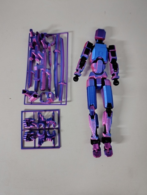 ZESTAW FIGUREK AKCJI T MINI 3D DEKORACJE NA BIURKO 13,7CM KOLOR