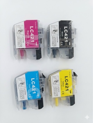 Zestaw Tuszy Zamienników LC421 (CMYK)