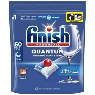 Finish Quantum All in 1 – 60 Kapsułek do Zmywarki (Fresh)