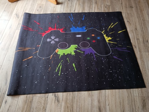 GAMINGOWY DYWAN DLA GRACZA ANTYPOŚLIZGOWY MŁODZIEŻOWY PAD GAMER 120x160 CM