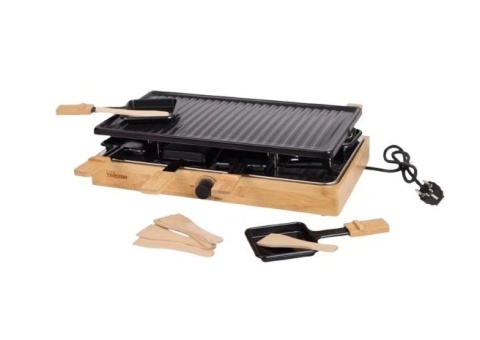 Grill Raclette Tristar PD-3848 Bambusowa Obudowa 1400 W