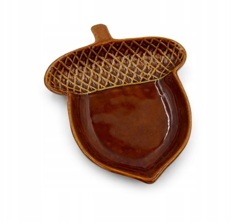 KAPIMEX CERAMICZNY TALERZ DEKORACYJNY ŻOŁĄDŹ 21x17cm, miseczka