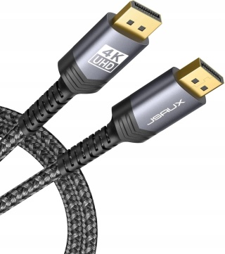 Kabel DisplayPort JSAUX - 4K UHD, 200 cm