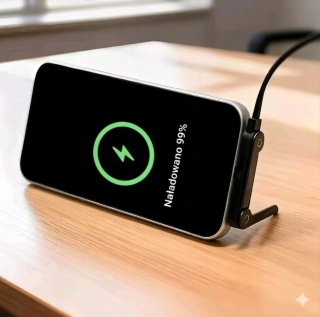 Kabel USB-C 240W Stojak Kątowy Podstawka na telefon Szybkie ładowanie 1.5m