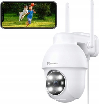 Kamera MONITORINGU Zewnętrzna 2K PTZ Night Vision Czujnik Ruchu Galayou