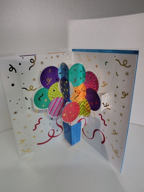 Kartka Urodzinowa 3D HAPPY BIRTHDAY – Efektowna Niespodzianka