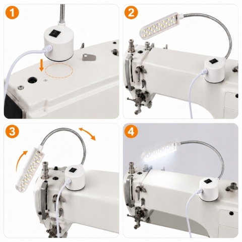 Lampka Do Maszyn Szwalniczych 2w - 30 LED , lampa do maszyny do szycia