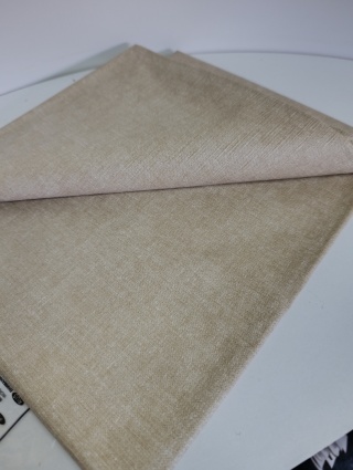 Obrus Ceratowy – Efekt Lnu w Kolorze Beżowym (160x140 cm) plamoodporny