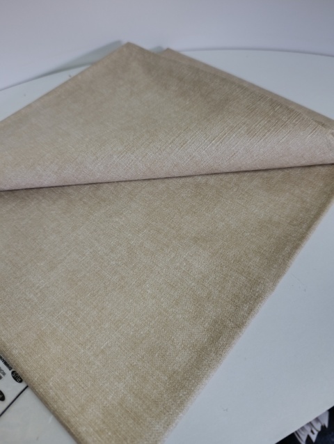Obrus Ceratowy – Efekt Lnu w Kolorze Beżowym (160x140 cm) plamoodporny
