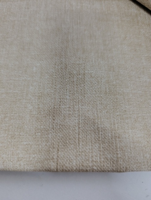 Obrus Ceratowy – Efekt Lnu w Kolorze Beżowym (160x140 cm) plamoodporny