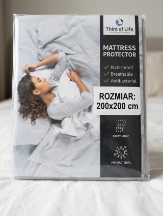 Ochraniacz nakładka na Materac Third of Life 200x200 cm wodoodporny