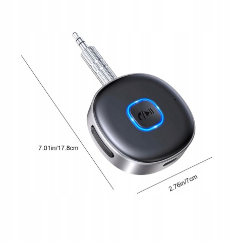 Odbiornik Bluetooth J33 AUX Adapter Audio do Samochodu 5.0