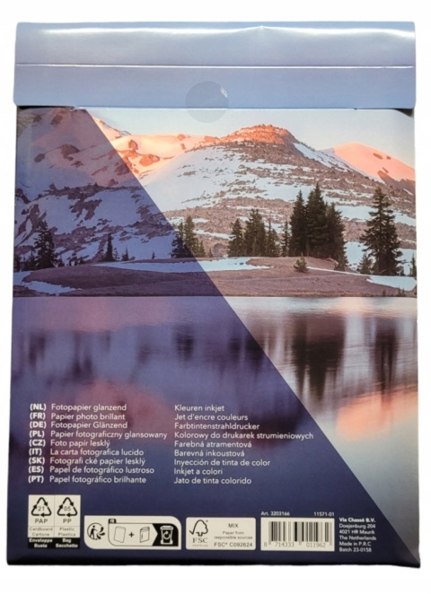 Papier Fotograficzny Błyszczący Jednostronny A4 30 Szt. 210g/m2